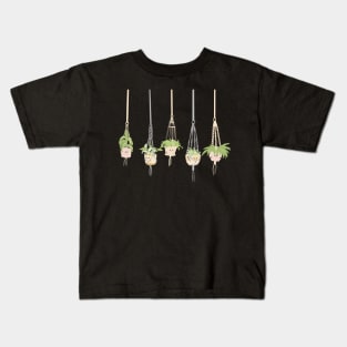 Houseplants Hanging Out Kids T-Shirt